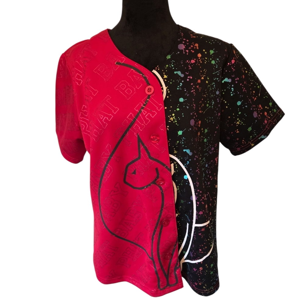 Baby Phat Jersey Shirt Red & Black XL